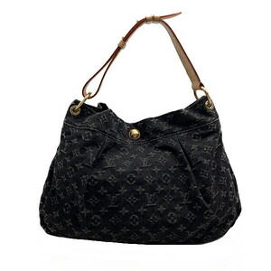 Louis Vuitton Shoulder Bag Monogram Denim Daily Noir Black